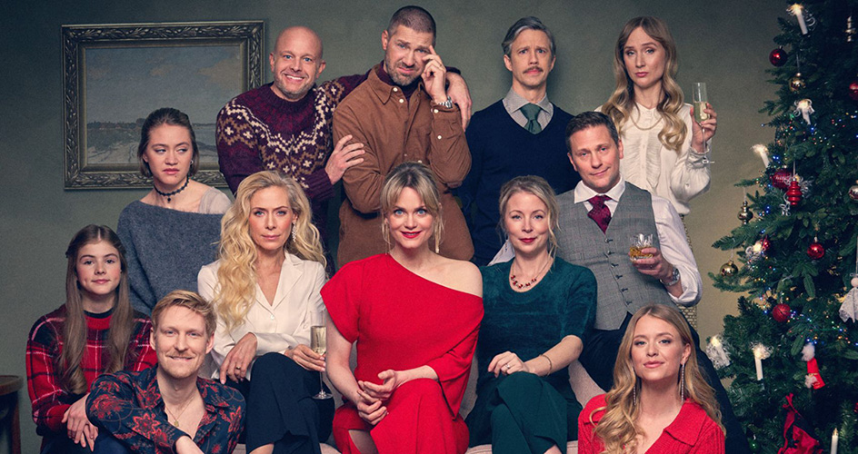 Alla gäster på julfesten